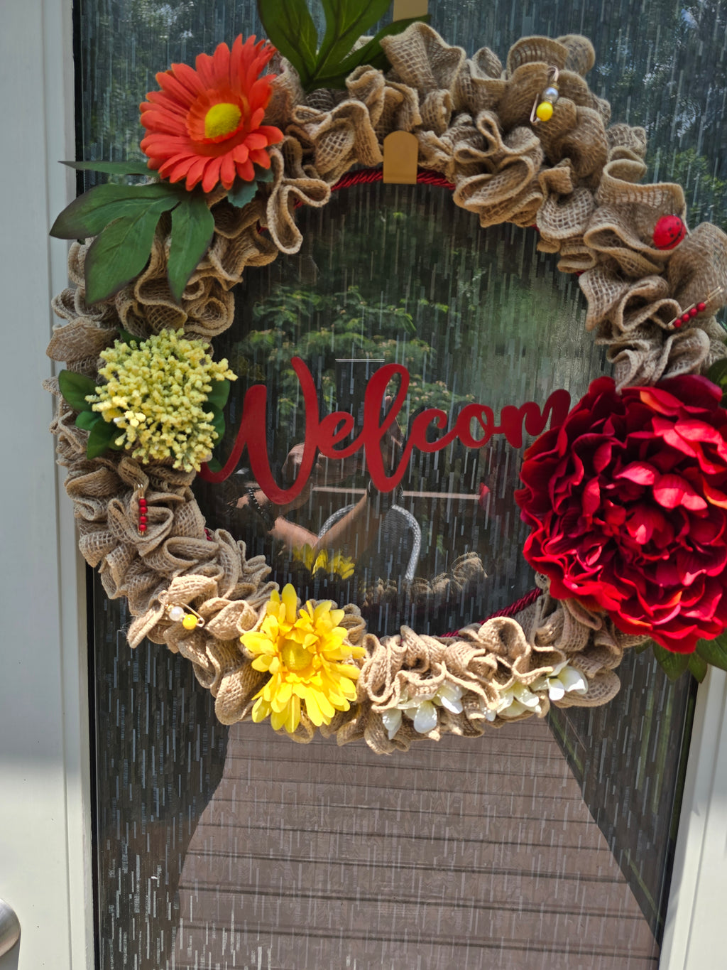 "Sunset Welcome" Wreath