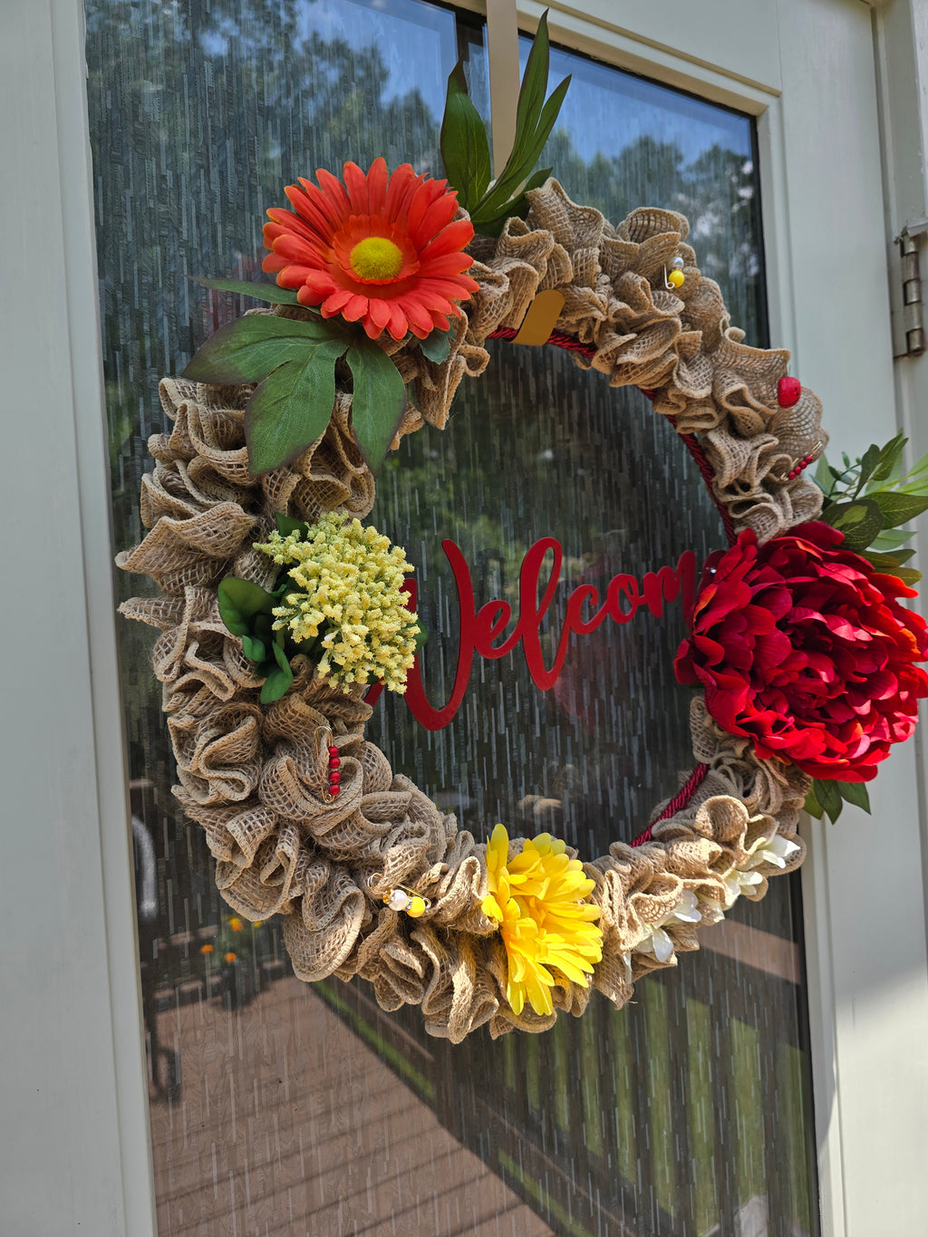 "Sunset Welcome" Wreath