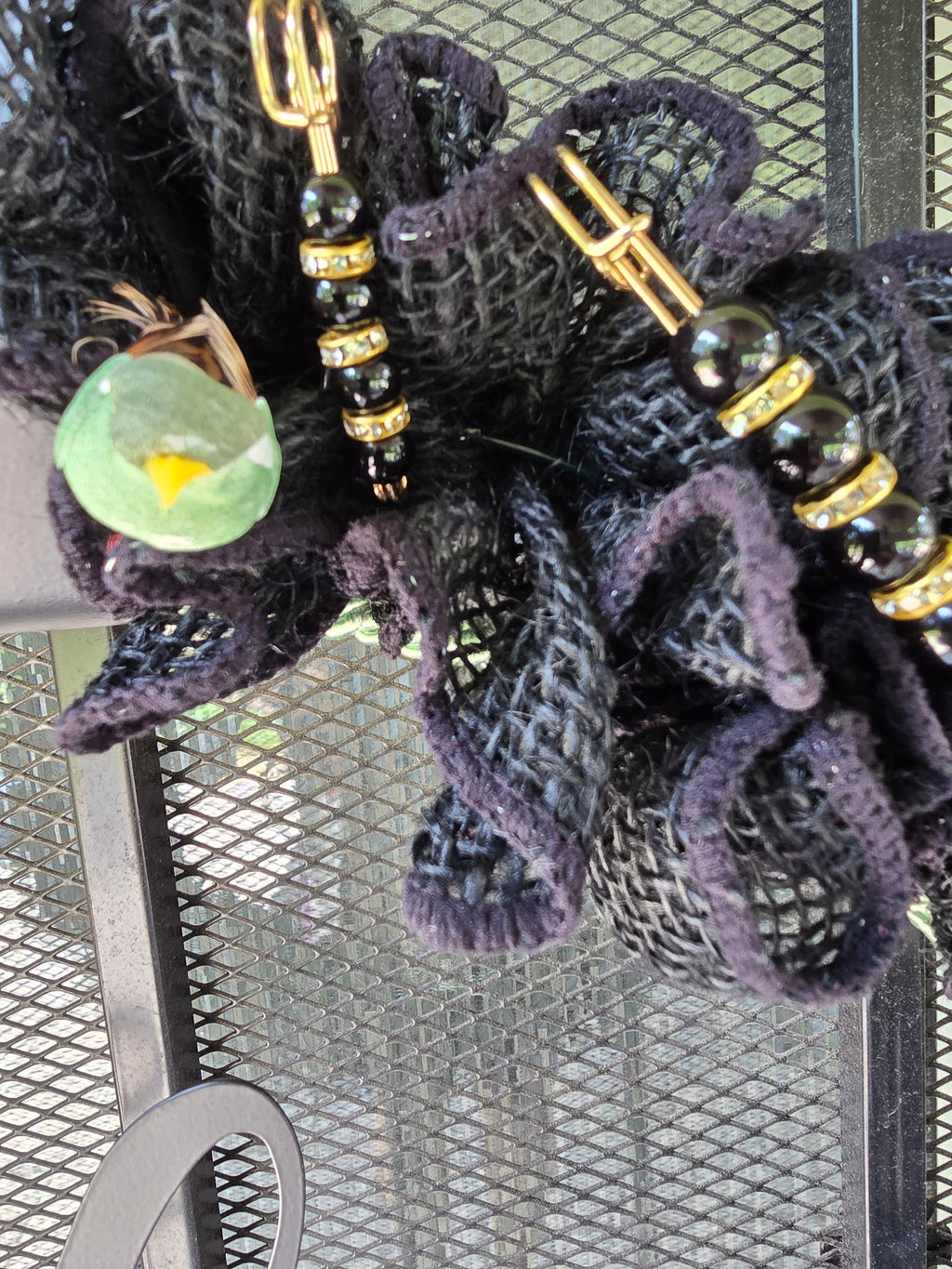 "Black Beauty Garden" Wreath