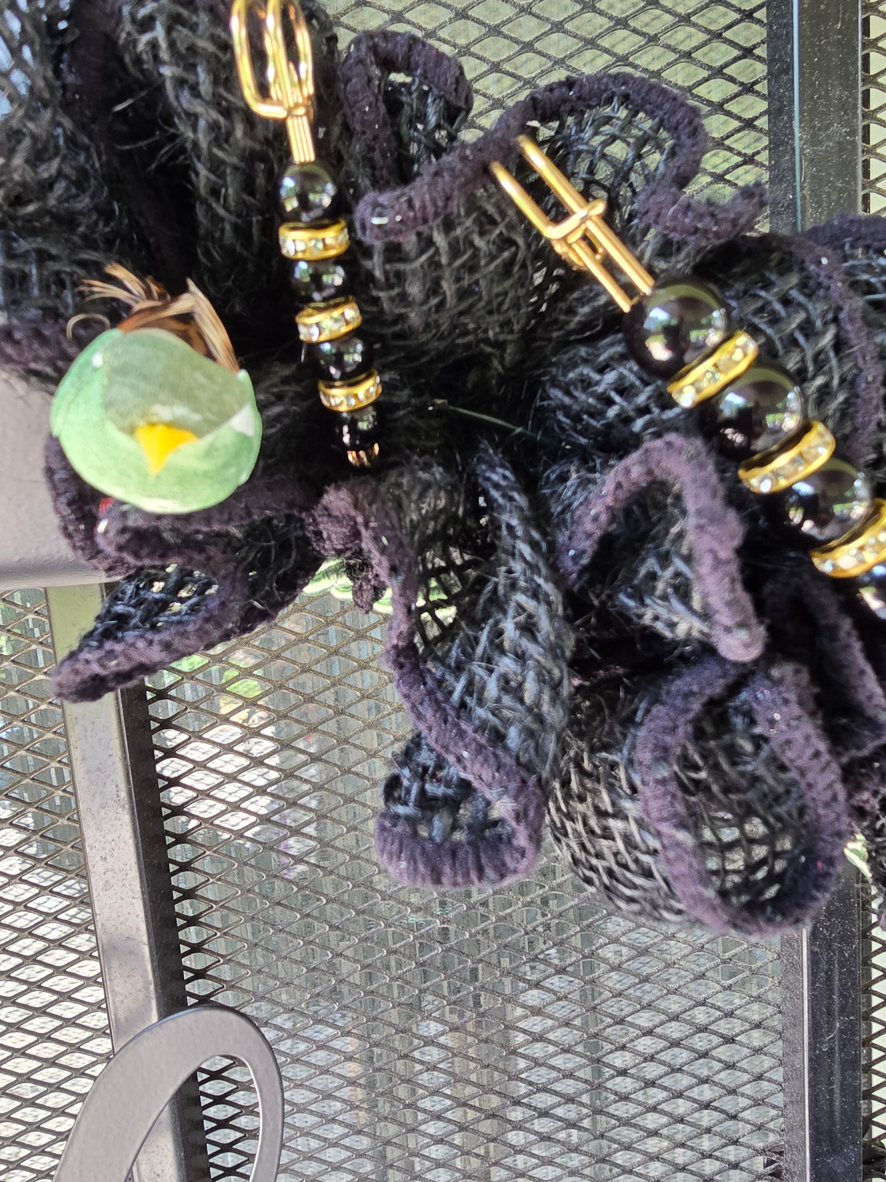 "Black Beauty Garden" Wreath