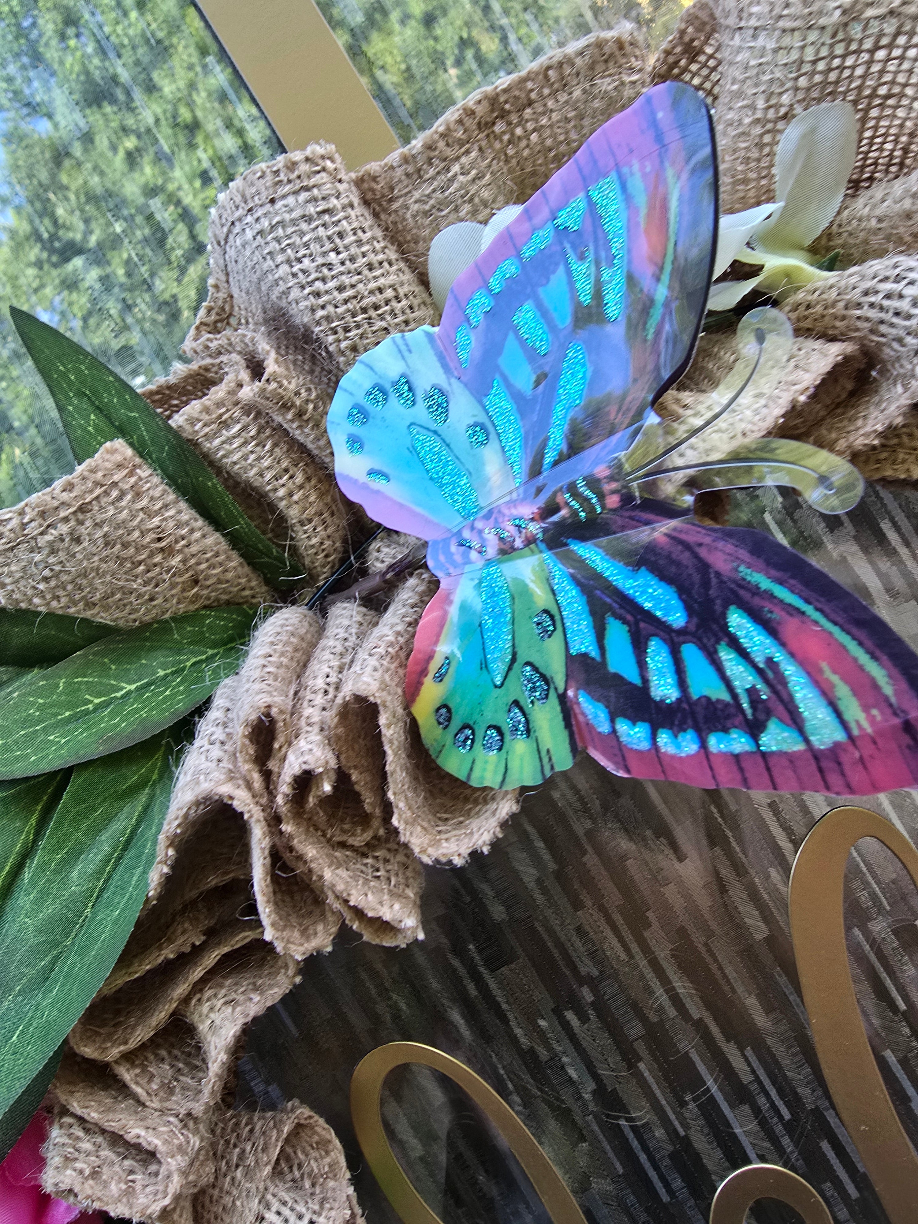 "Welcome Peony" Wreath