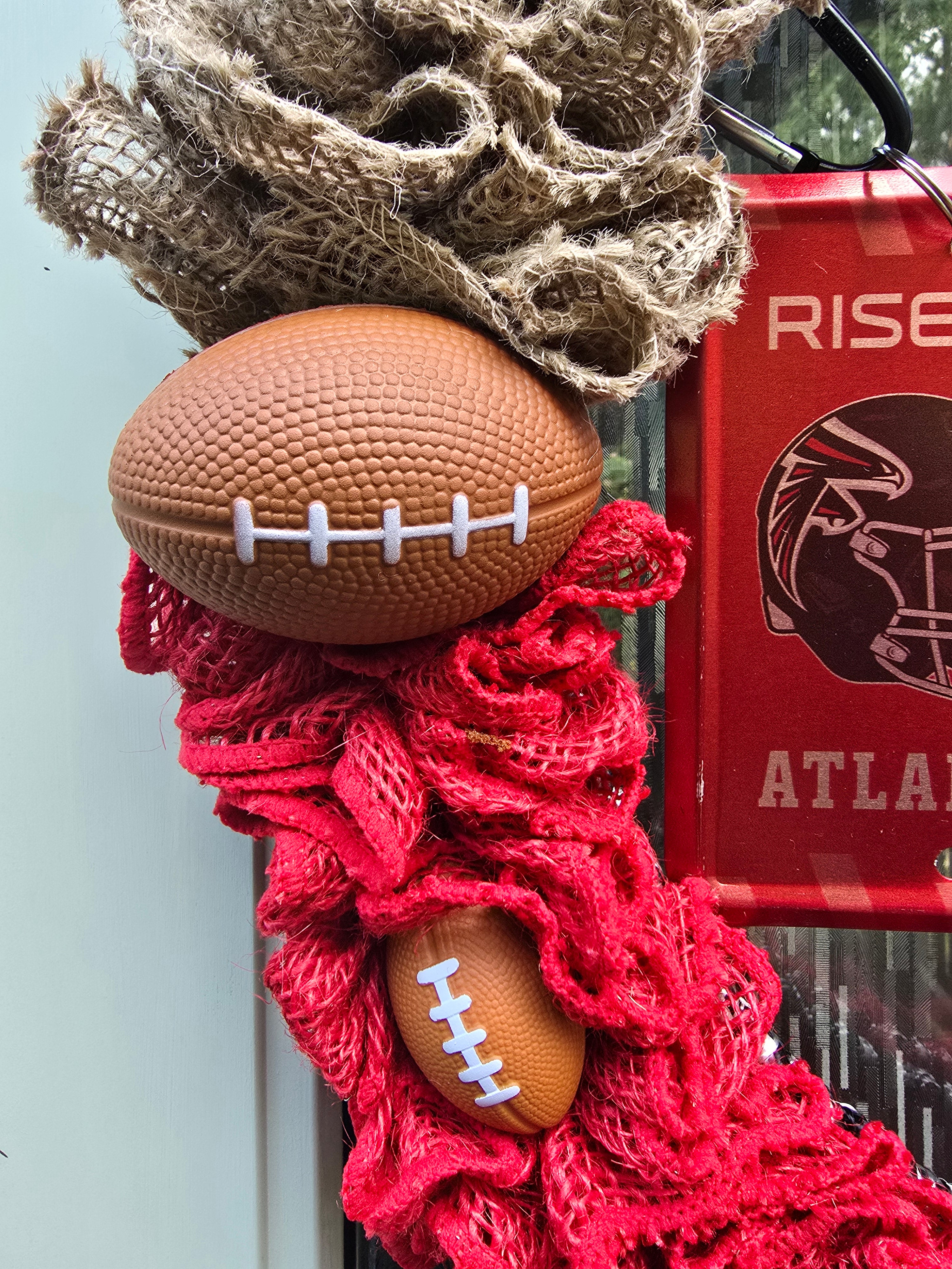 "Falcons Rise Up" Wreath