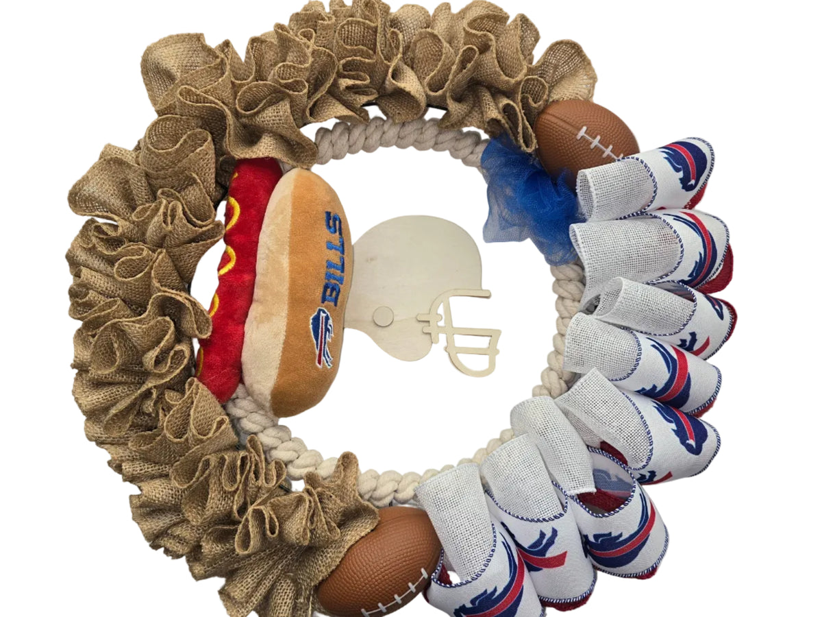 Ballpark Bills Wreath- Small