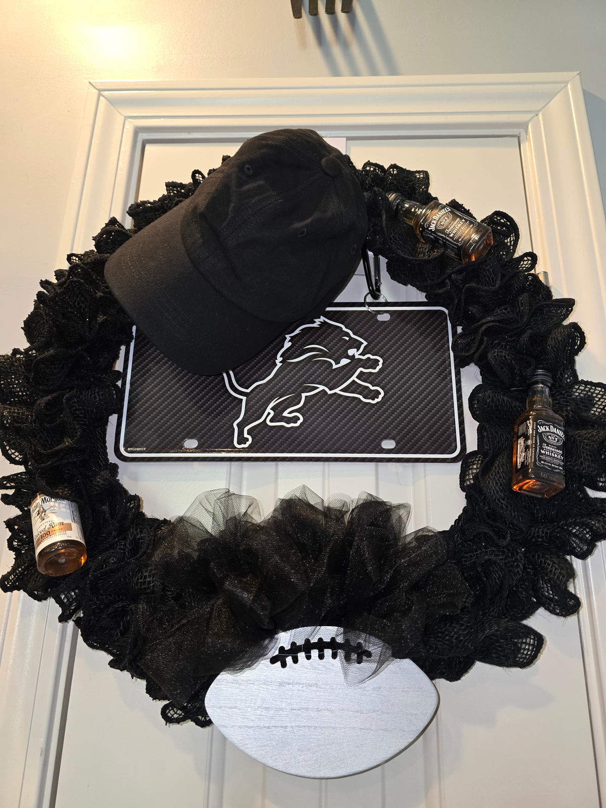 All Black Everything Wreath