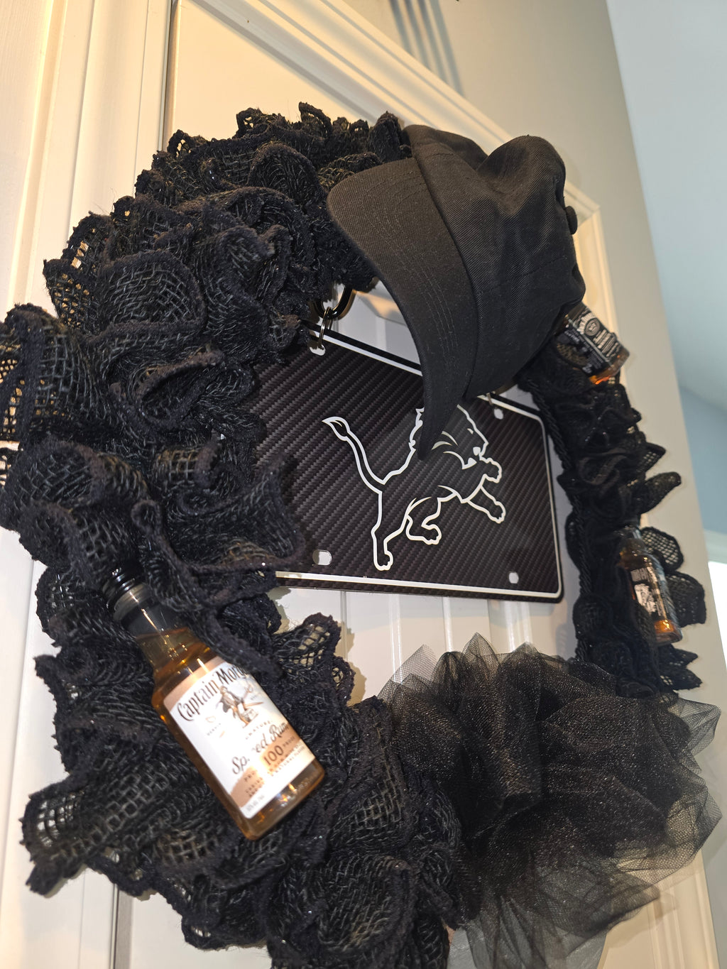 All Black Everything Wreath