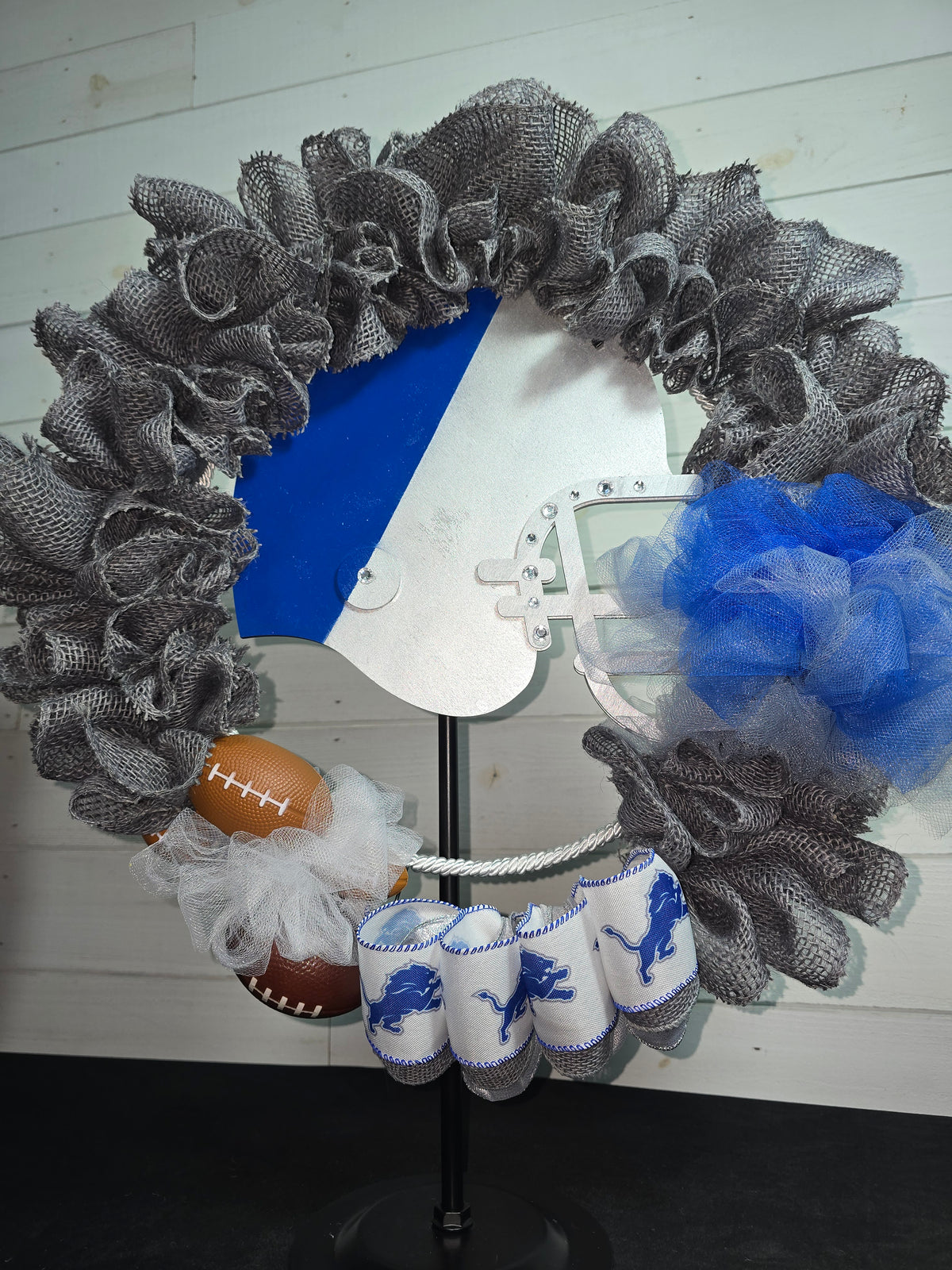 Head of Household Detroit Lions Wreath
