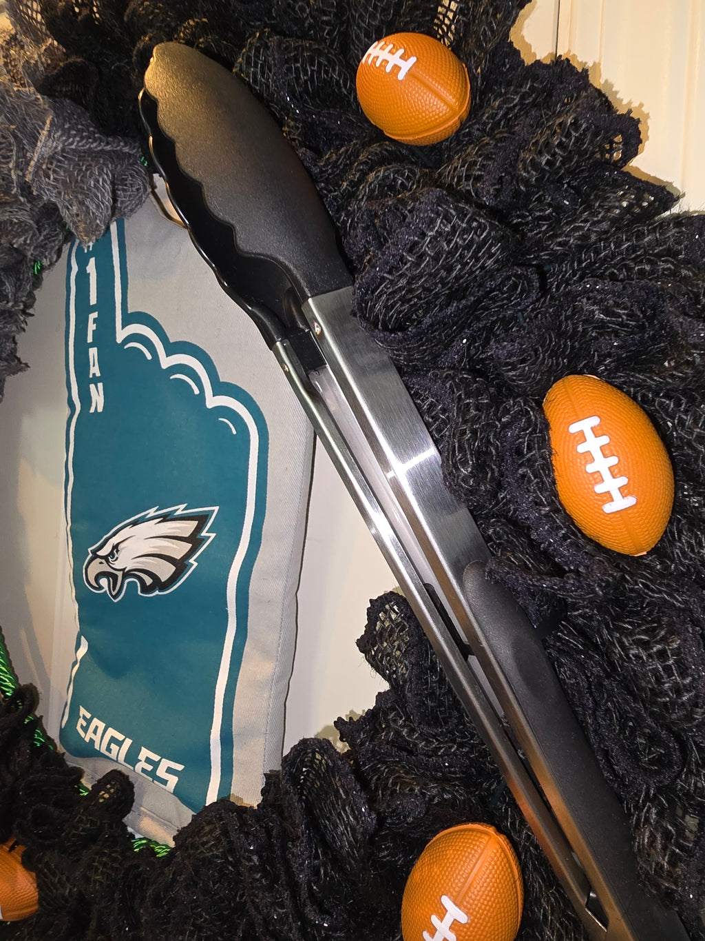 Eagles Eating Wreath