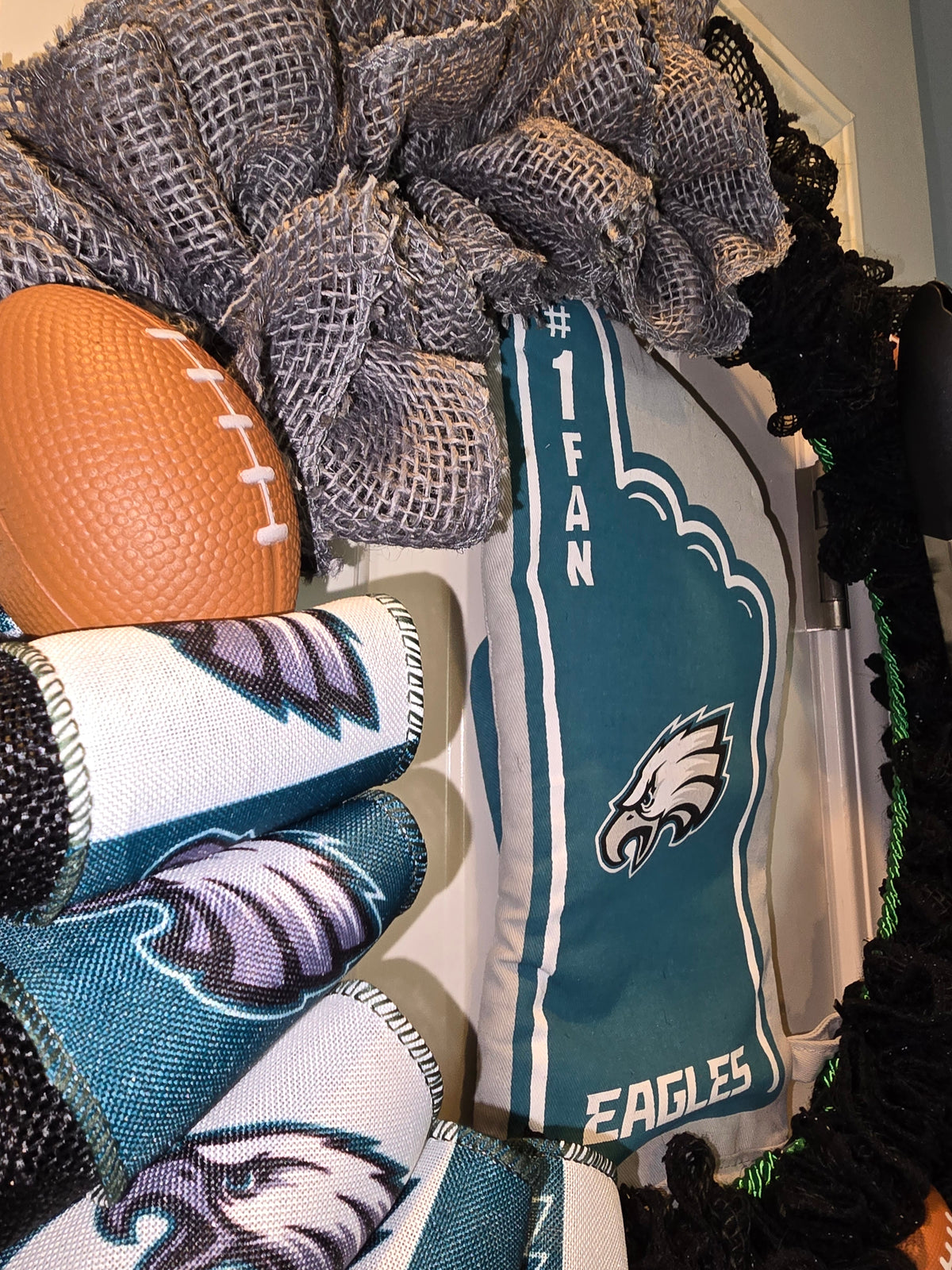 Eagles Eating Wreath