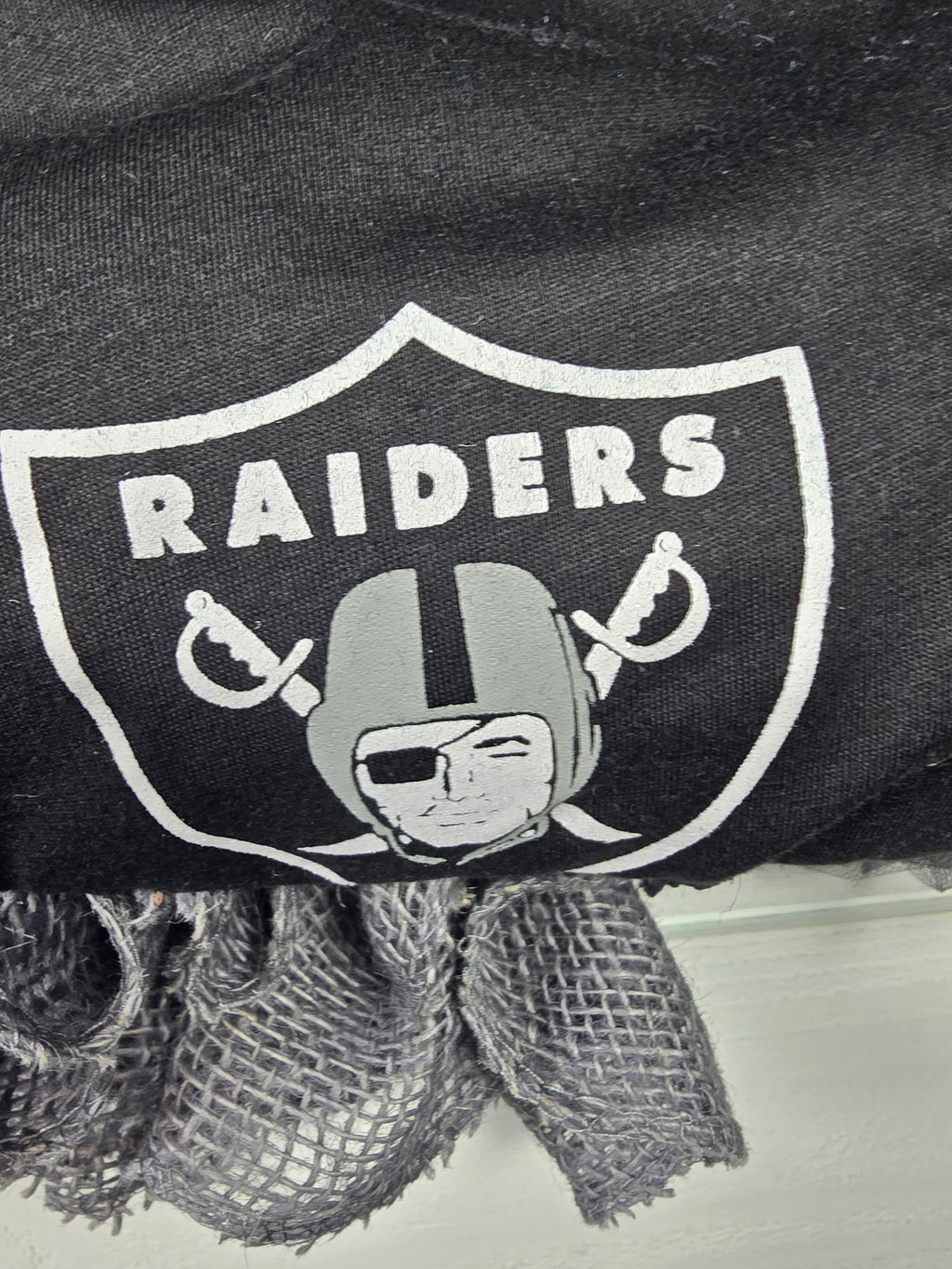 Raiders Jersey Wreath