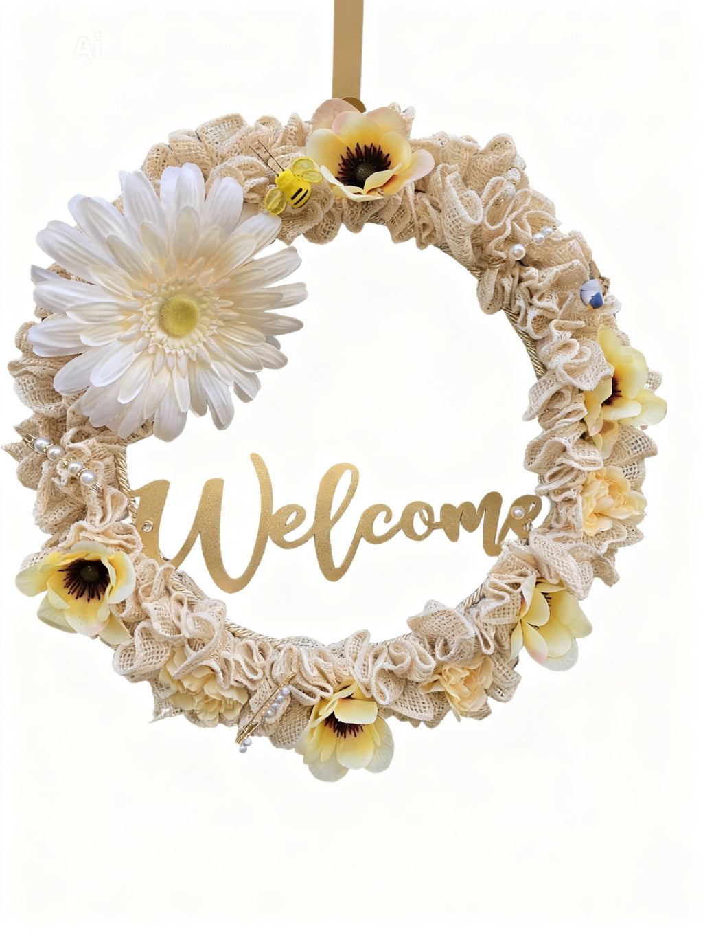 "Cream Please" Wreath