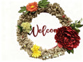 "Sunset Welcome" Wreath