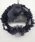 All Black Everything Wreath
