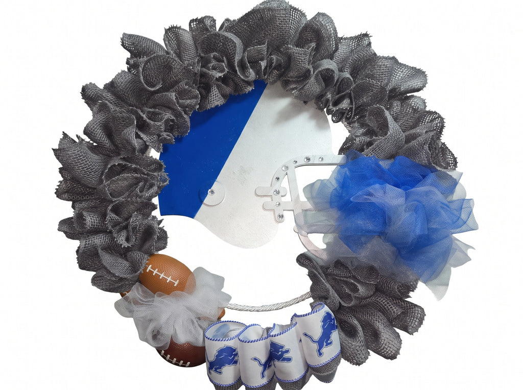 Head of Household Detroit Lions Wreath