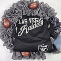 Raiders Jersey Wreath